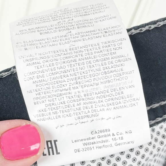 Brax Cooper Fancy Regular Fit Straight Leg Pants Solid Black Men's Size 34 - Picture 8 of 10